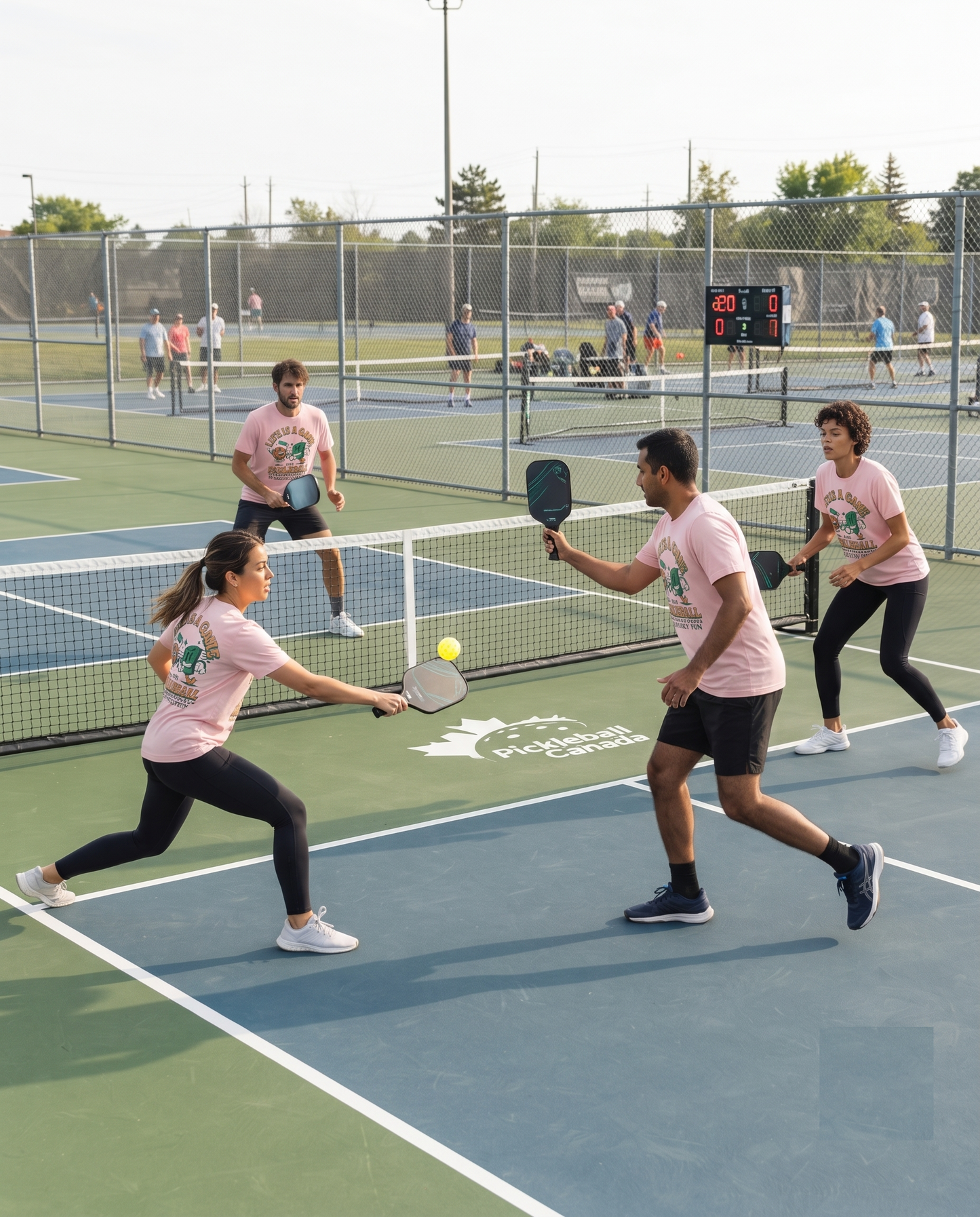 Retro Pickleball Shirt, Life Is A Game Apparel, Custom Player Gift