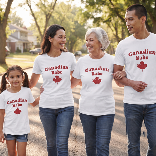 Custom Canadian Babe Retro Maple Leaf Shirt, Hoodie, Sweatshirt