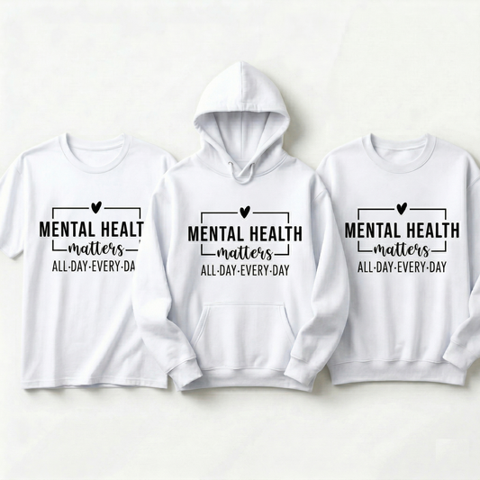 Custom Wellness T-shirt, Personalized Self Care Gift, Mental Health Awareness Tee, Aesthetic Mindful T-shirt, Inspirational Quote Top