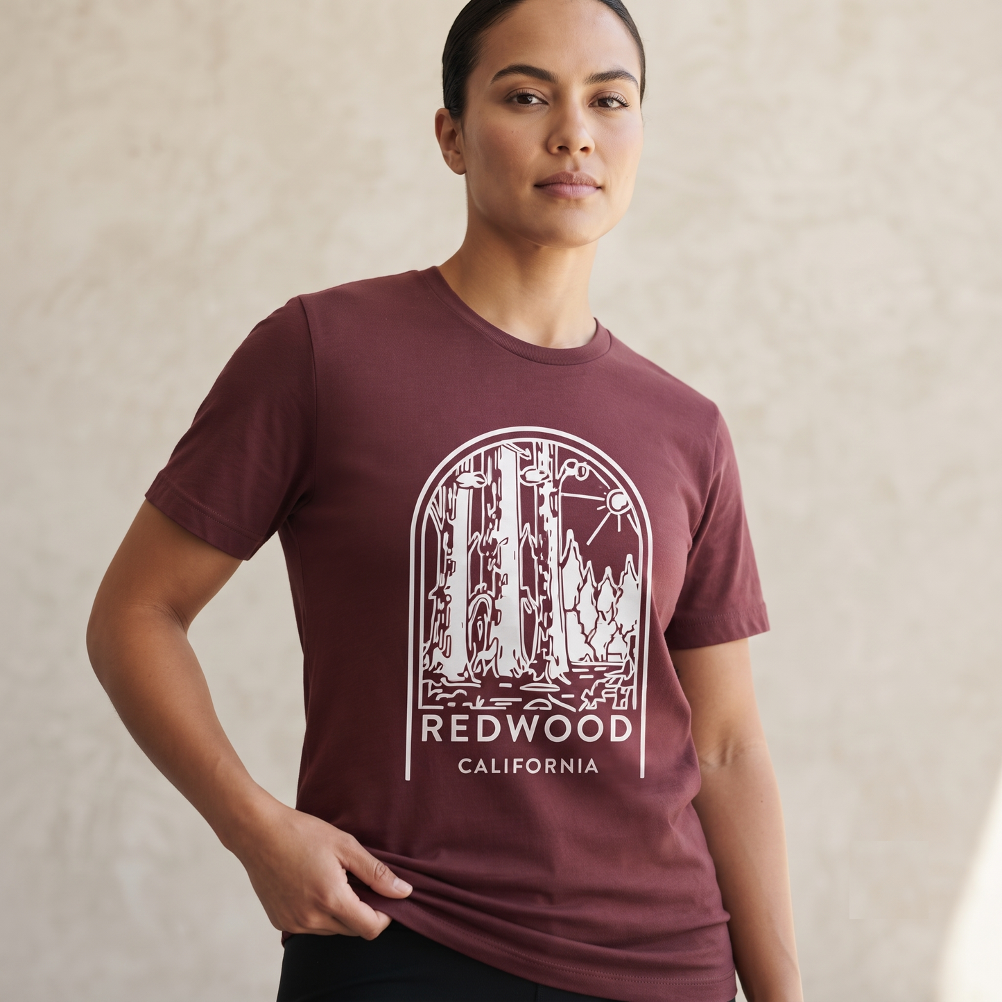 Custom Redwood Shirt, Vintage National Park Sweatshirt, California Hoodie, Personalized Forest Souvenir T-shir