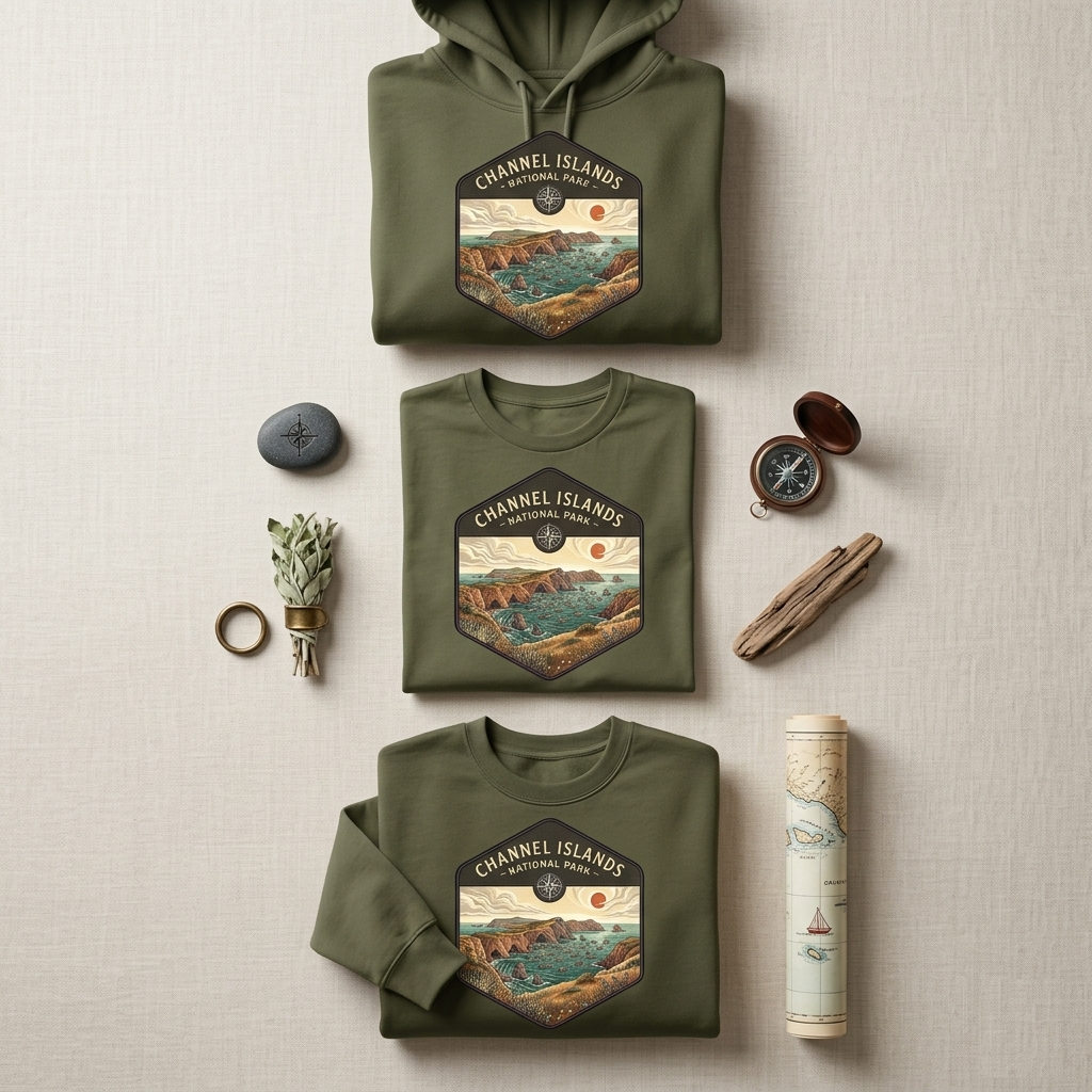Channel Islands National Park Shirt, Vintage California Nature Hoodie, Custom Hiking Sweatshirt, Retro National Park Gift, Adventure Tee