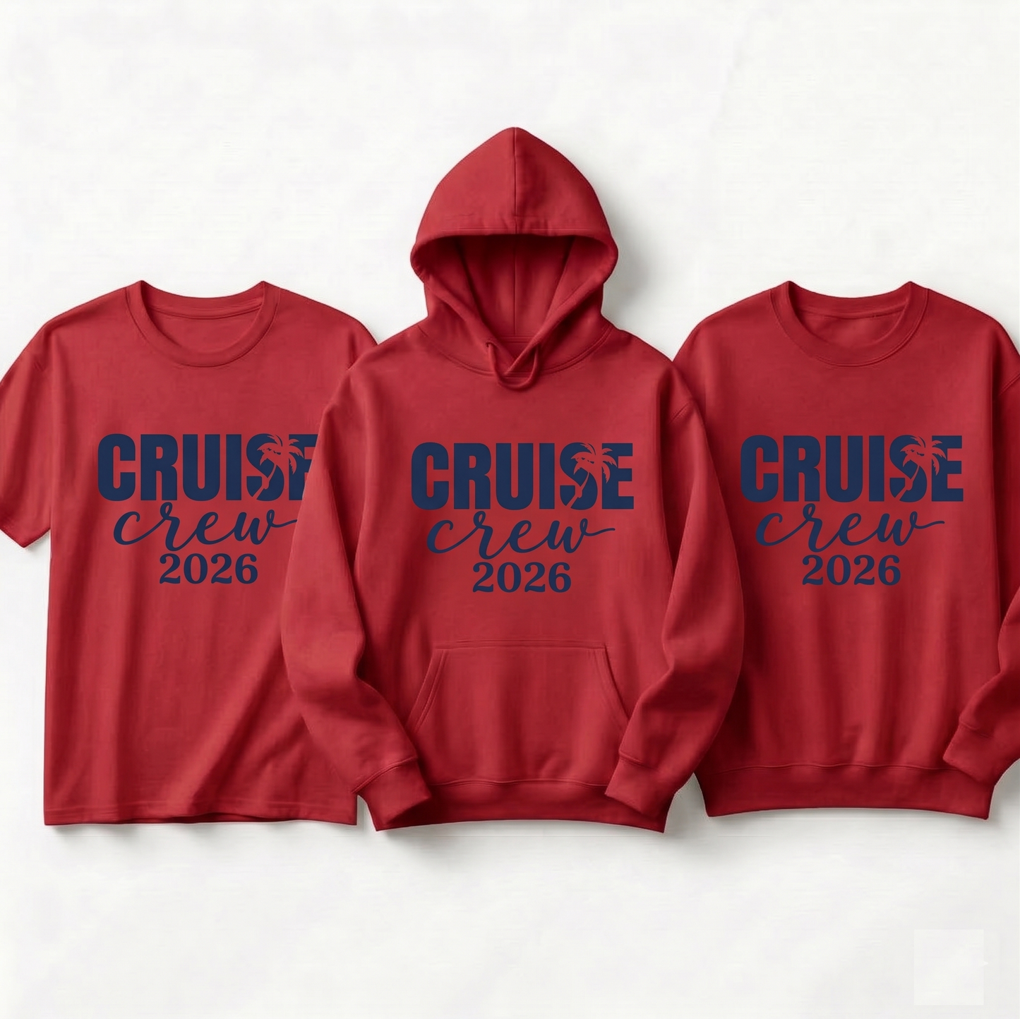 Custom Cruise Crew 2026 Shirts, Matching Family Cruise Hoodies, Personalized Group Vacation Sweatshirt, Ship Life Tee, Family Trip 2026 Gift