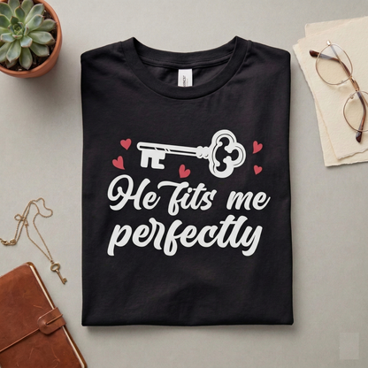 Lock Key Matching Couple Shirts, Valentine's Day Gift Set