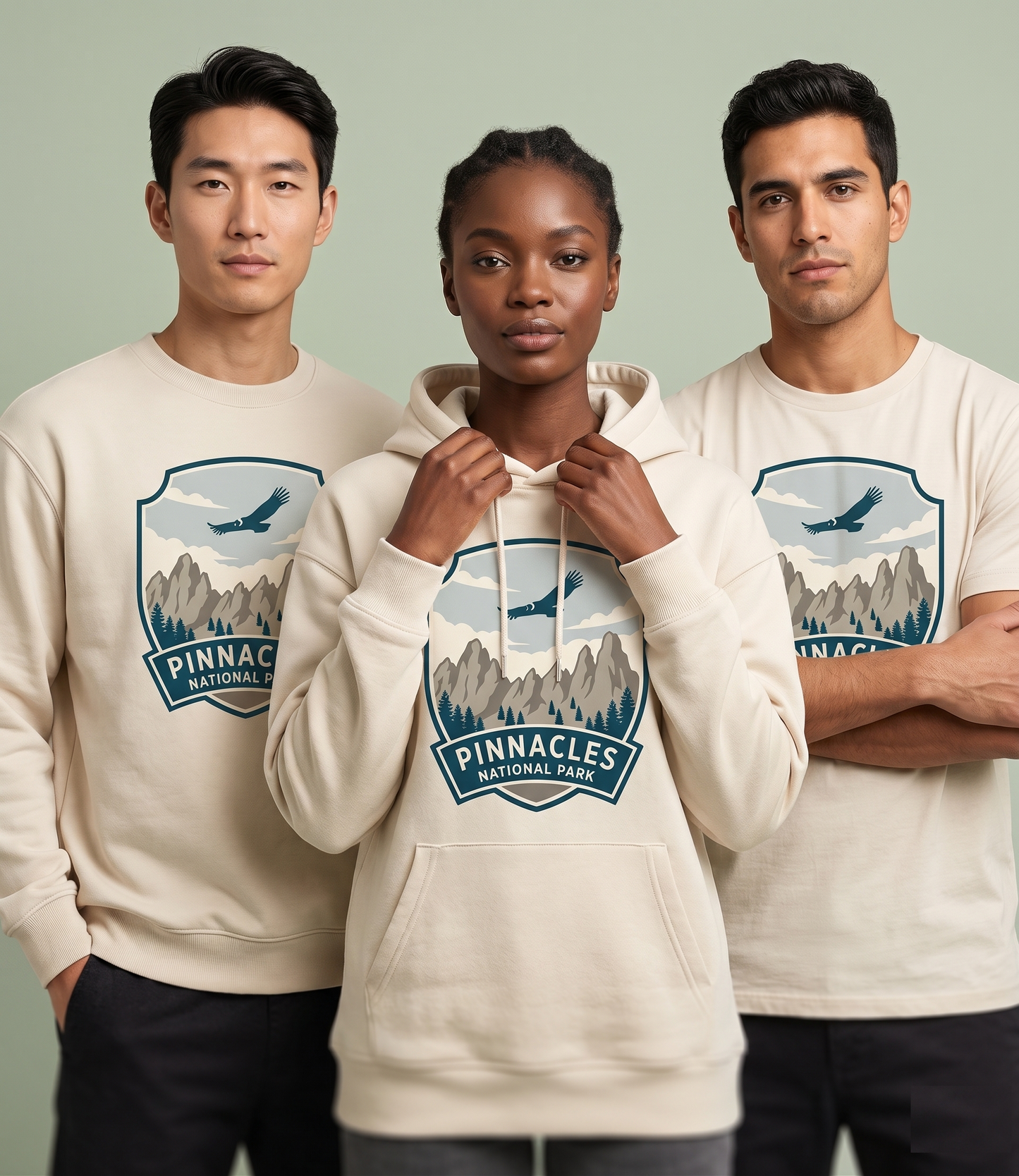 Pinnacles National Park Shirt, Vintage California Condor Hoodie, Custom Rock Climbing Sweatshirt, Retro National Park Gift, Adventure Tee