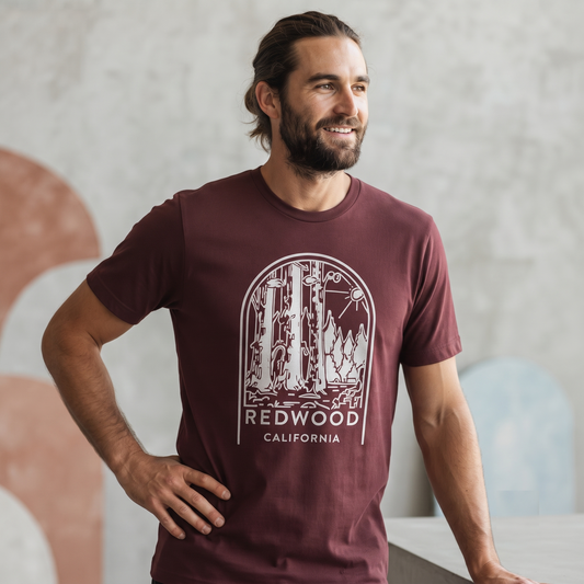 Custom Redwood Shirt, Vintage National Park Sweatshirt, California Hoodie, Personalized Forest Souvenir T-shir