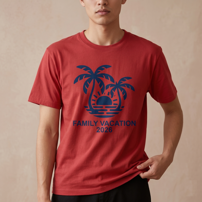 Custom Family Vacation 2026 Shirt, Matching Tropical Vacation Hoodies, Personalized Beach Trip Sweatshirt, Group Summer 2026 Gift
