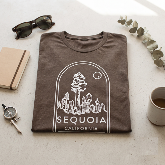 Custom Sequoia National Park Shirt, Minimalist California Sweatshirt, Personalized Nature Hoodie