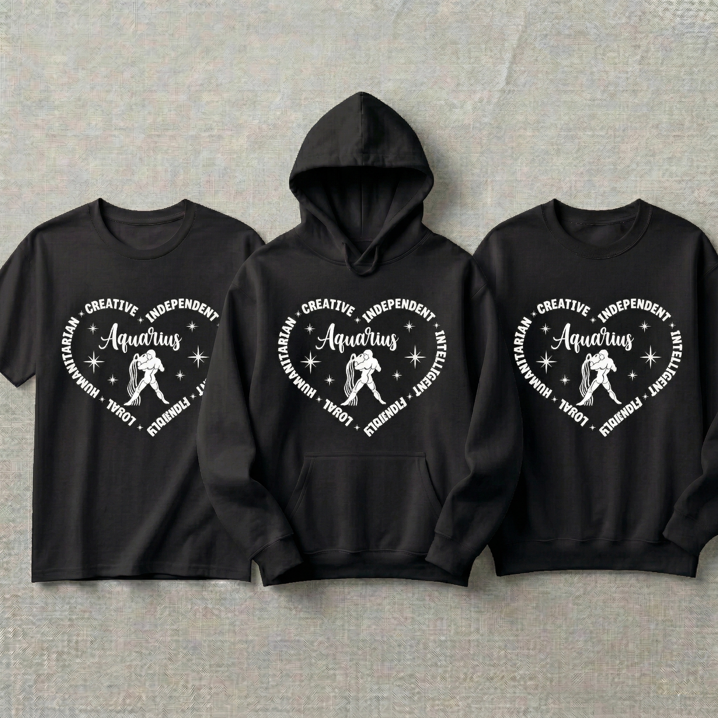 Custom Sagittarius Heart Hoodie and Sweatshirt, Personality Traits Shirt, Astrology Gift for Her, Personalized Zodiac Birthday Hoodie