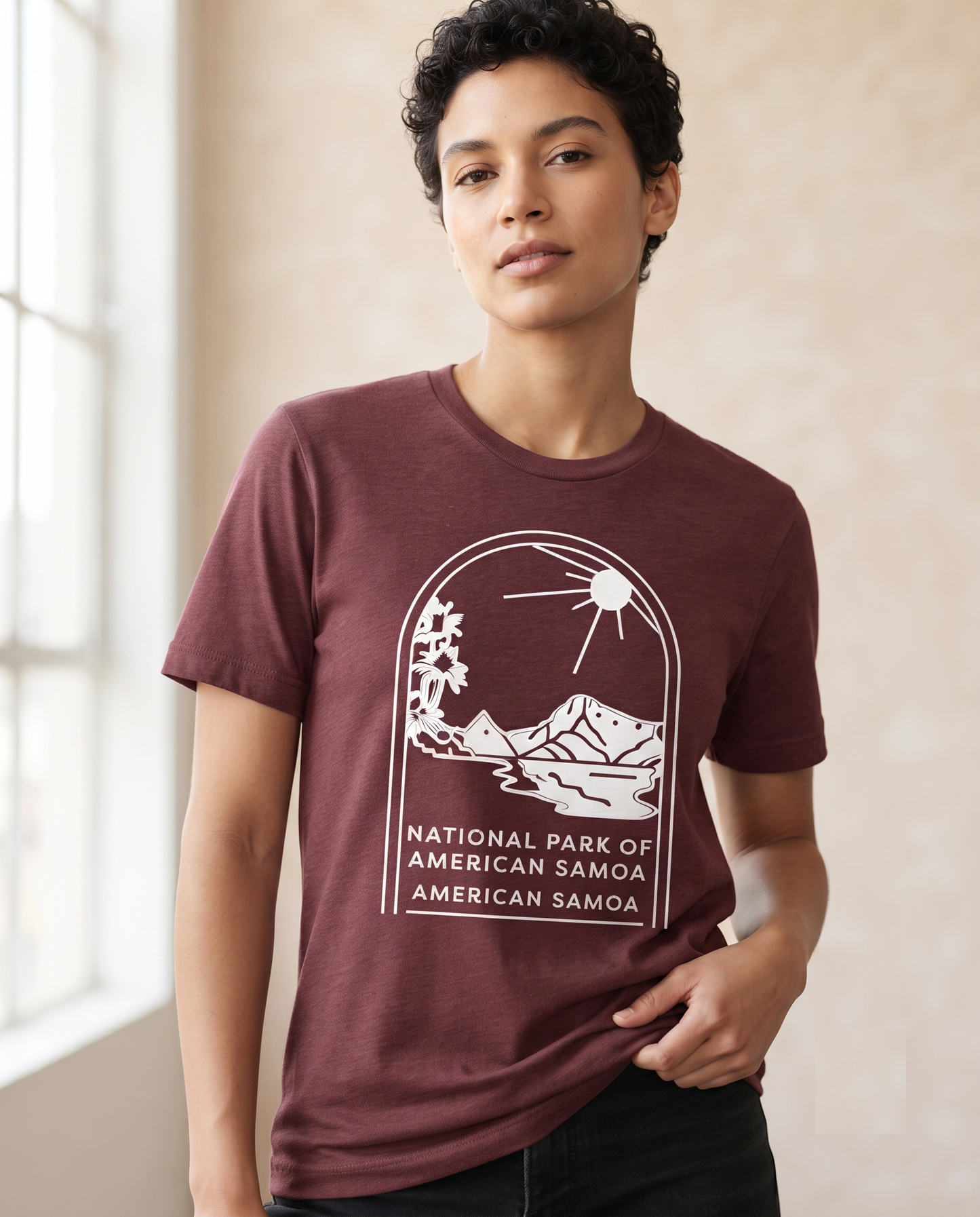 Custom National Park of American Samoa Shirt, Minimalist Nature Sweatshirt, Personalized Travel Hoodie
