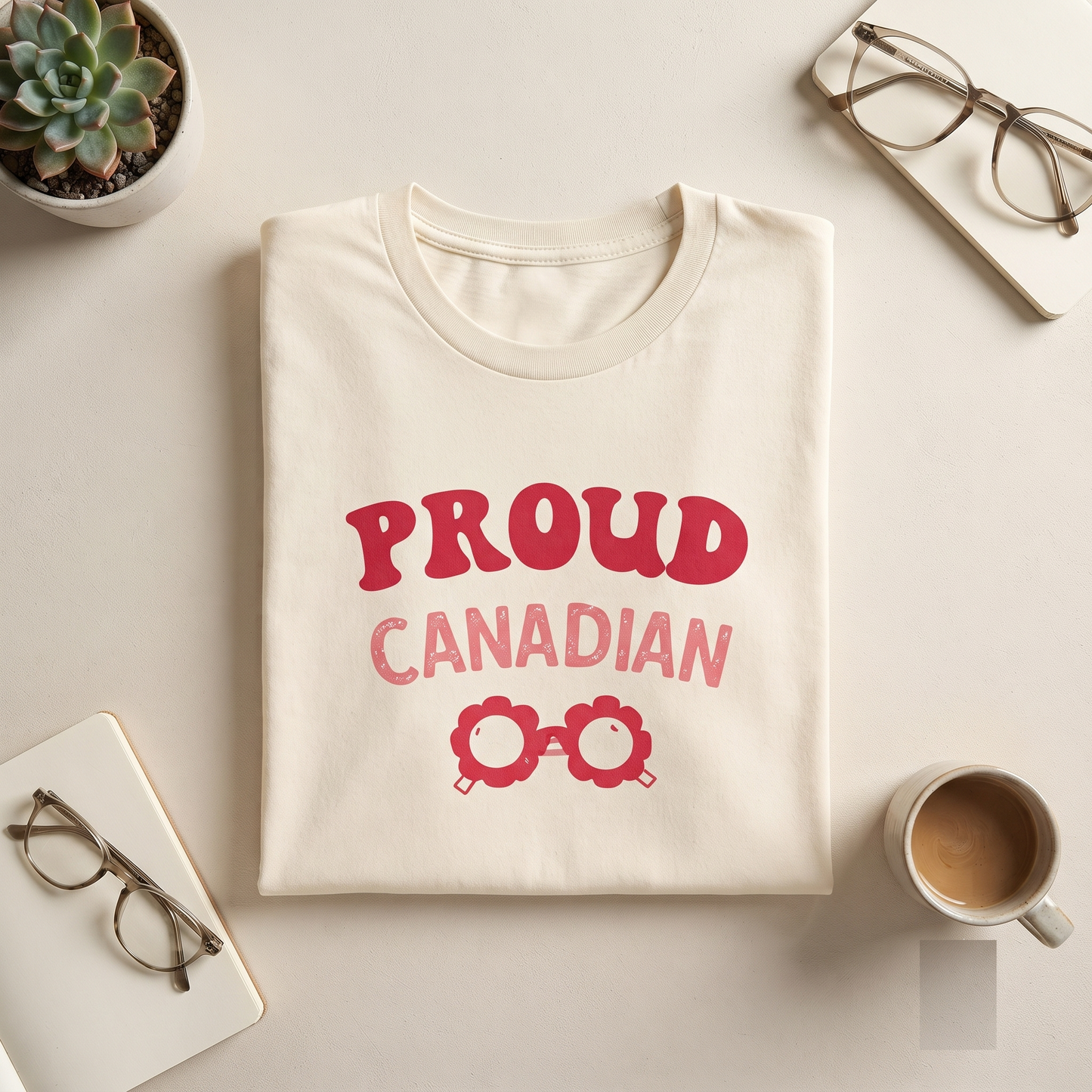 Proud Canadian Shirt, Custom Retro Canada Sweatshirt, Groovy Sunglasses Hoodie, Personalized Canada Day Tee