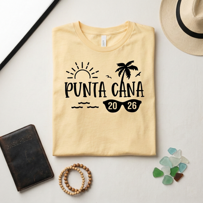 Punta Cana 2026 Sweatshirt, Dominican Republic Beach Vacation Crewneck
