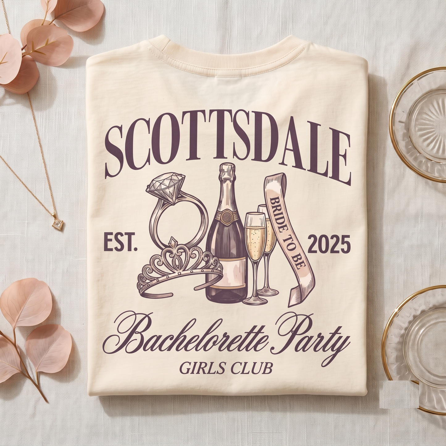 Scottsdale Bachelorette Party Hoodie, Girls Club Sweatshirt, Bridal Party Apparel