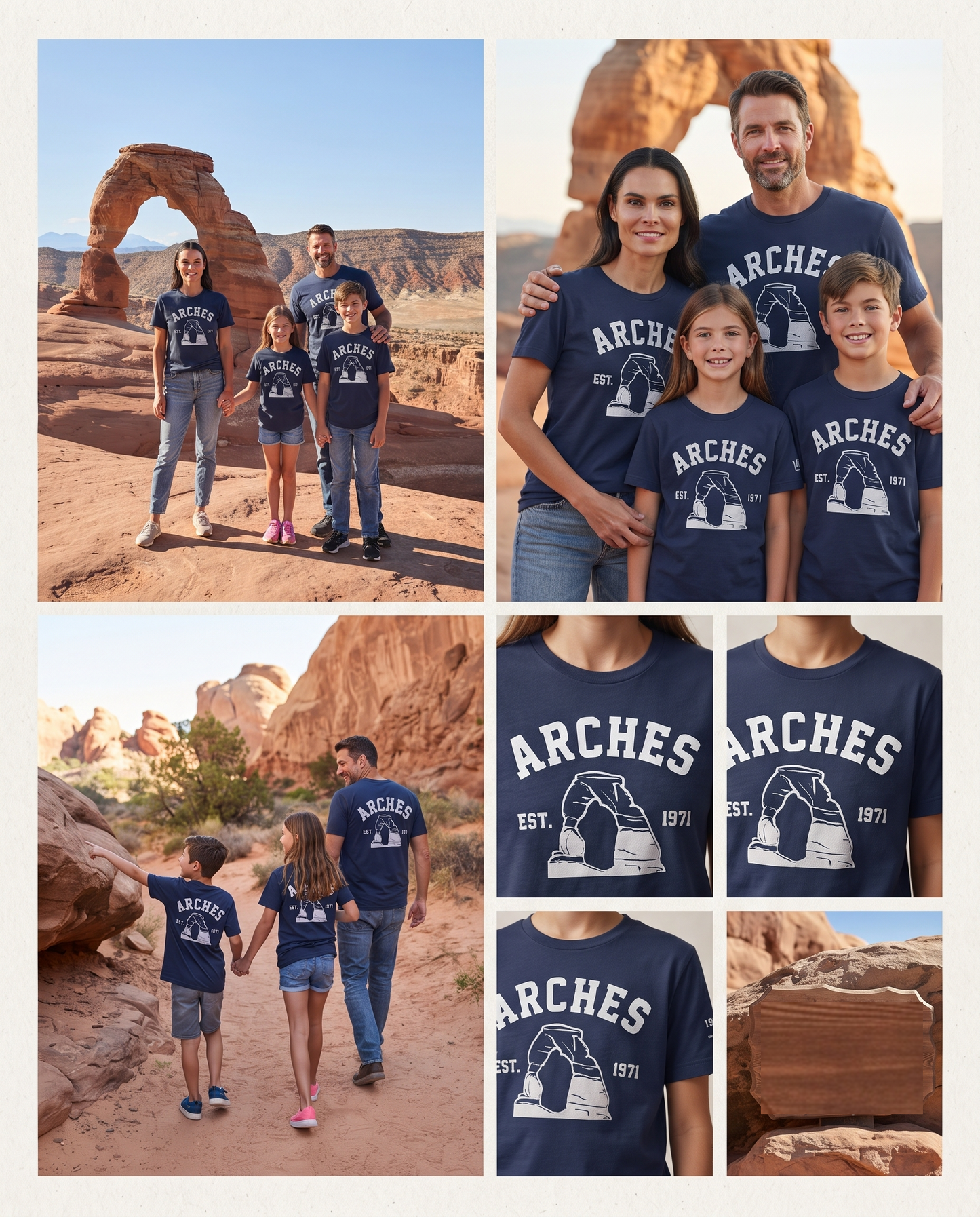 Custom Arches National Park Sweatshirt, Vintage Collegiate Utah Travel Hoodie