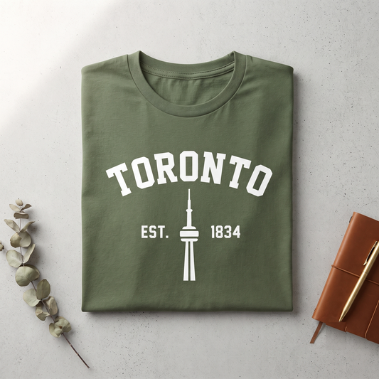 Custom Toronto Shirt, Vintage Toronto Sweatshirt, Retro CN Tower Hoodie, Customized Canada Tshirt