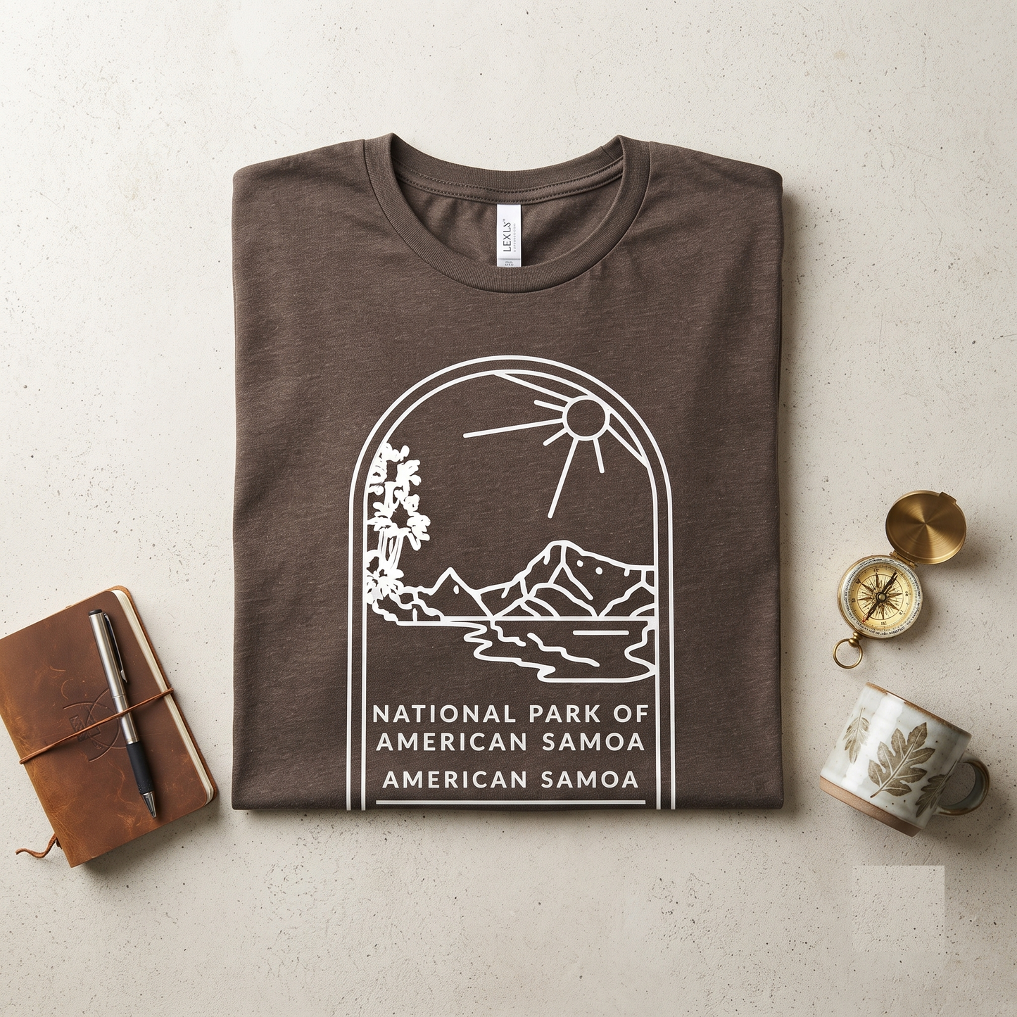Custom National Park of American Samoa Shirt, Minimalist Nature Sweatshirt, Personalized Travel Hoodie