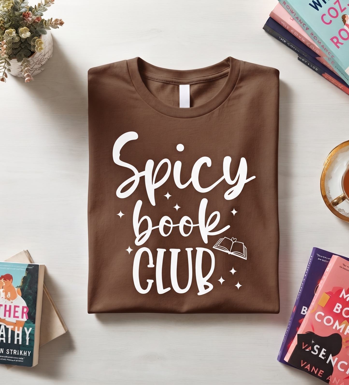 Spicy Book Club Shirt, Romance Smut Reader Bookish Graphic Tee