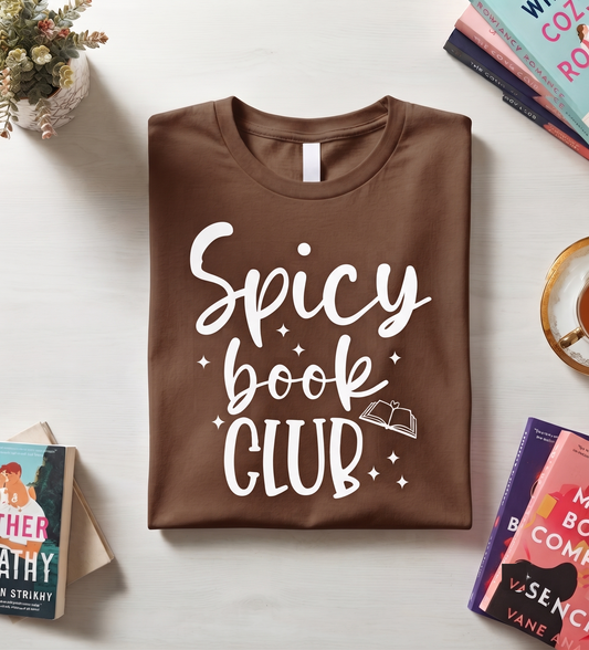 Spicy Book Club Shirt, Romance Smut Reader Bookish Graphic Tee