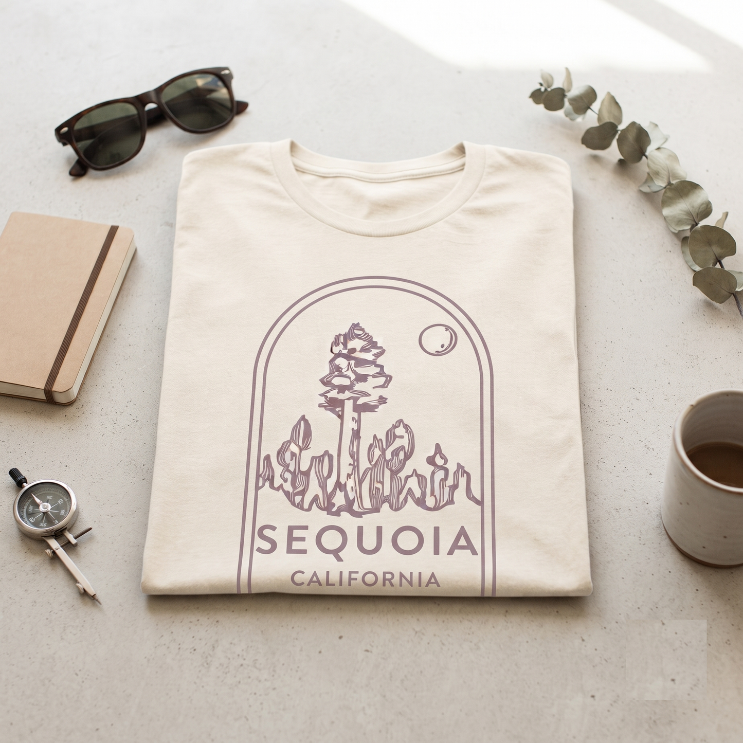 Custom Sequoia National Park Shirt, Minimalist California Sweatshirt, Personalized Nature Hoodie