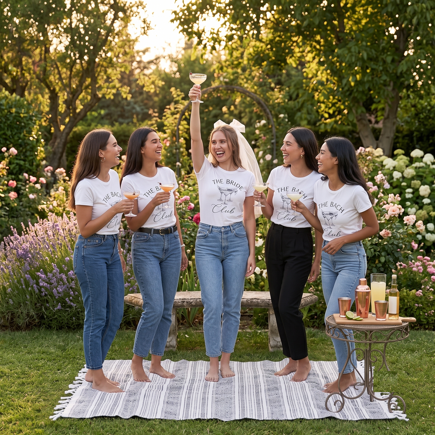 Bachelorette Party Shirt, Personalized Bride Club Sweatshirt, The Bach Club Hoodie, Matching Cocktail Bridesmaid Tees