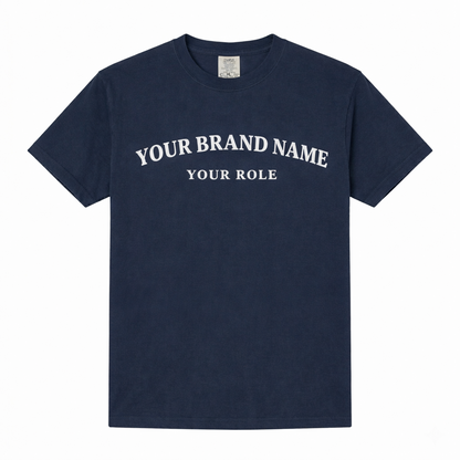 Custom Brand Name T-Shirt with Role