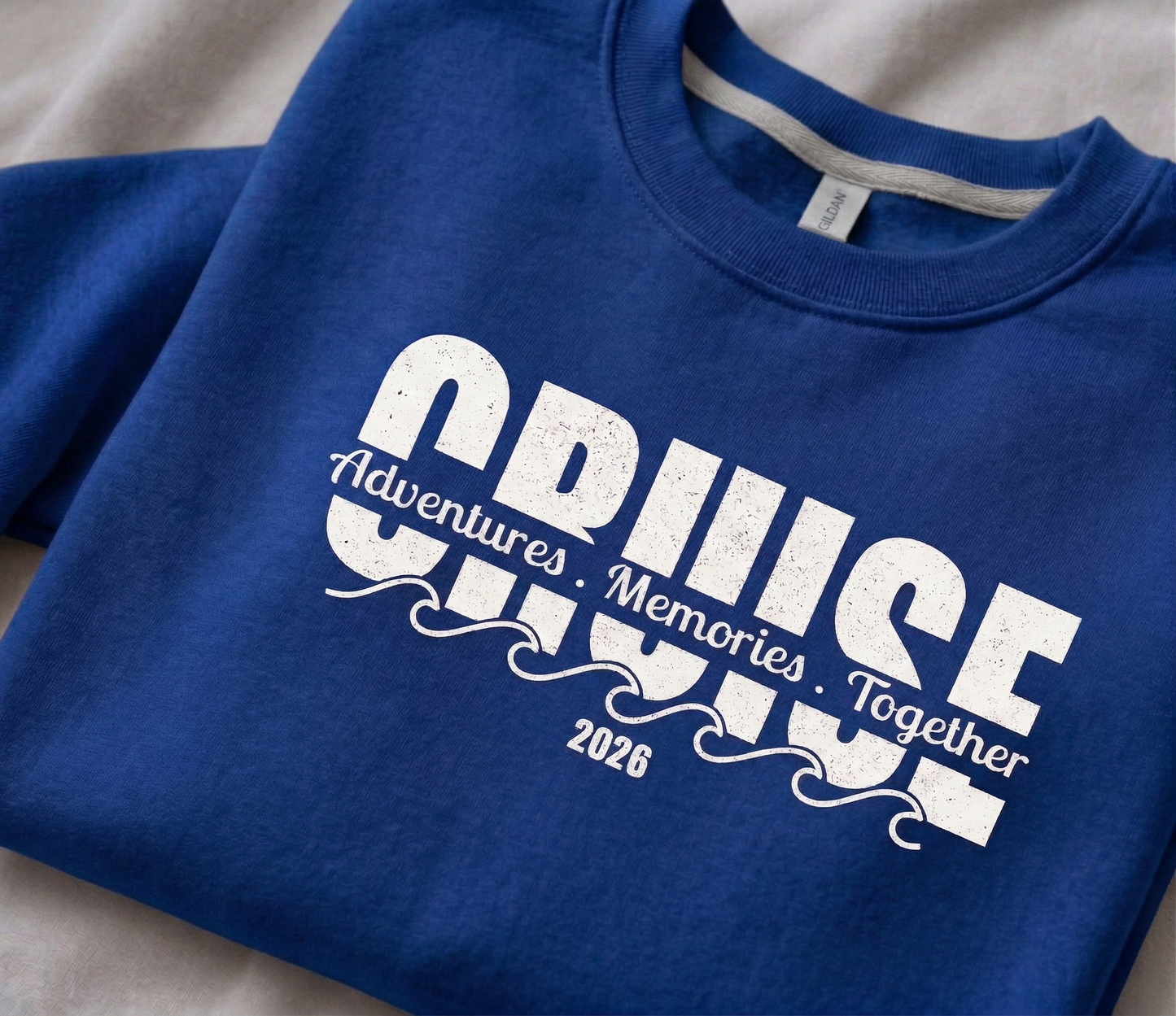 Custom Cruise 2026 Sweatshirt, Retro Vacation Crewneck, Family Adventures Shirt