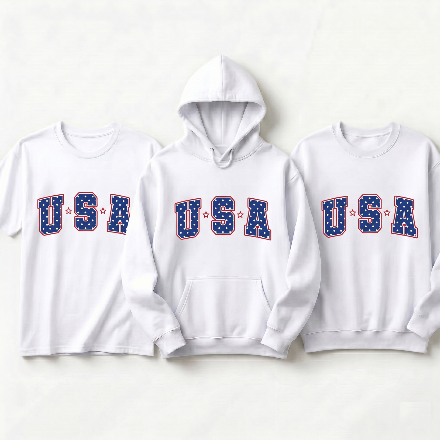 USA Stars and Stripes Sweatshirt, Personalized 4th of July T-Shirt, American Pride Apparel, Custom Team USA Gift