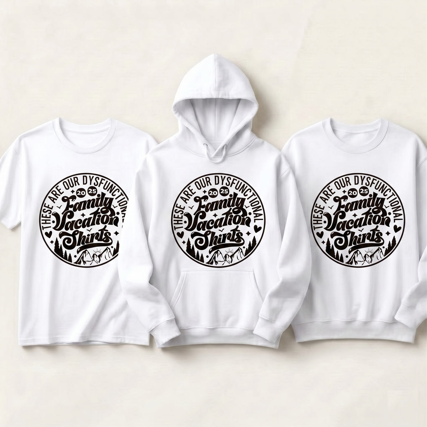 Custom Dysfunctional Family Vacation 2026 Shirt, Matching Family Trip Hoodie, Personalized Group Travel Sweatshirt, Matching Family Gift