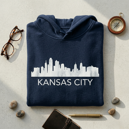 Custom Kansas City Skyline Hoodie | Personalized Missouri Sweatshirt | KC Hometown Pride Sweater | Midwest Travel Gift