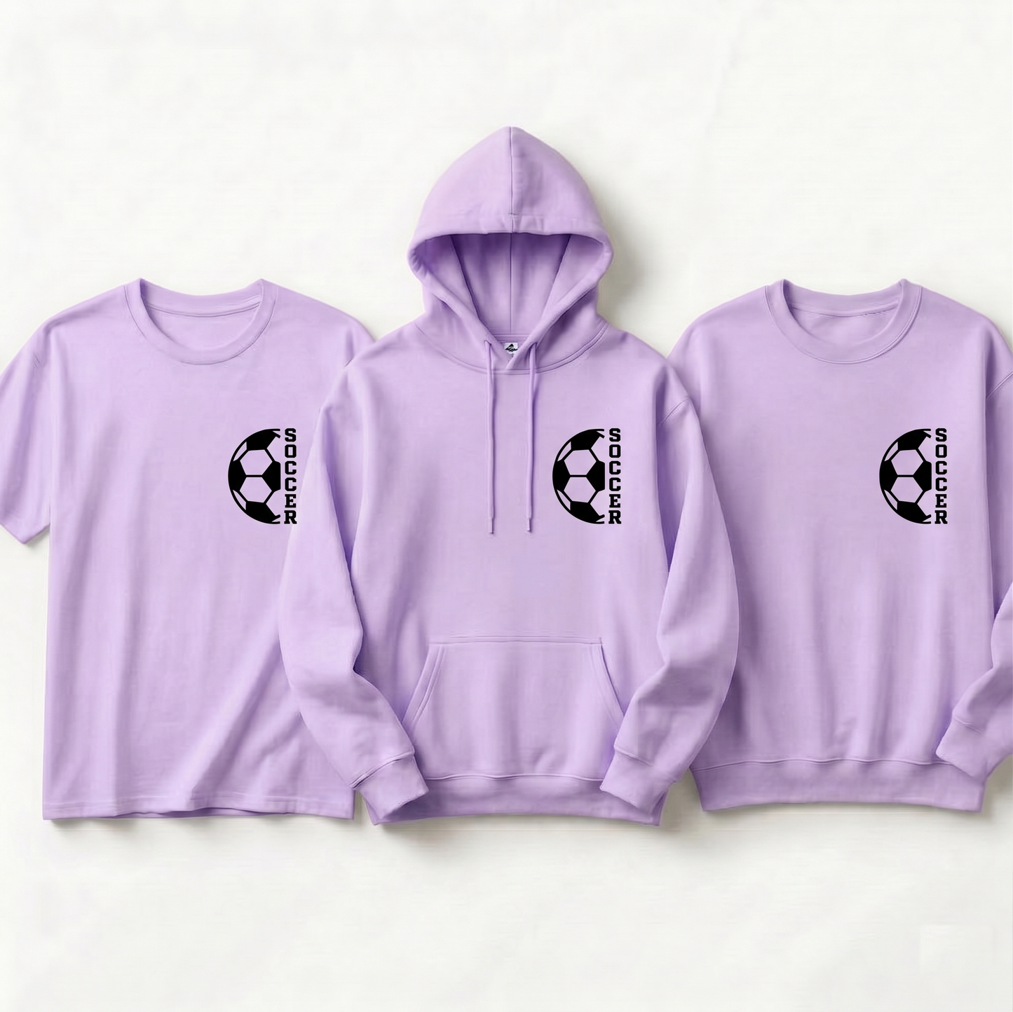 Custom Minimalist Soccer Shirt, Personalized Soccer Mom Hoodie, Pocket Design Soccer Sweatshirt, Game Day Apparel, Soccer Player Coach Gift