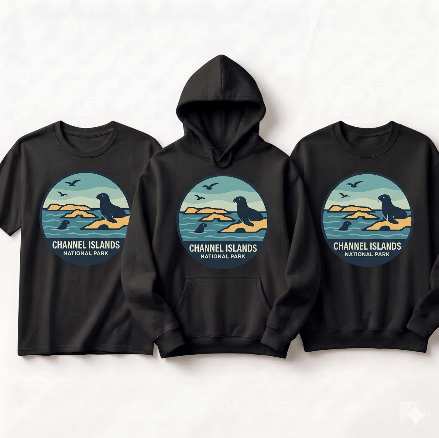 Custom Channel Islands National Park Shirt, Vintage California Hoodie, Retro Marine Life Sweatshirt,  National Park Souvenir Apparel