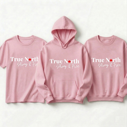 Custom True North Strong & Free Shirt, Canada Hoodie, Personalized Canadian Pride Sweatshirt, Maple Leaf Tee, Custom Gift for Canadians
