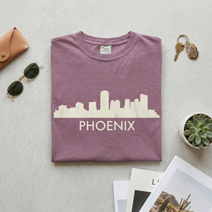 Custom Phoenix Skyline T-Shirt | Personalized Arizona Graphic Tee | PHX Hometown Pride Shirt | Southwest Travel Souvenir Gift