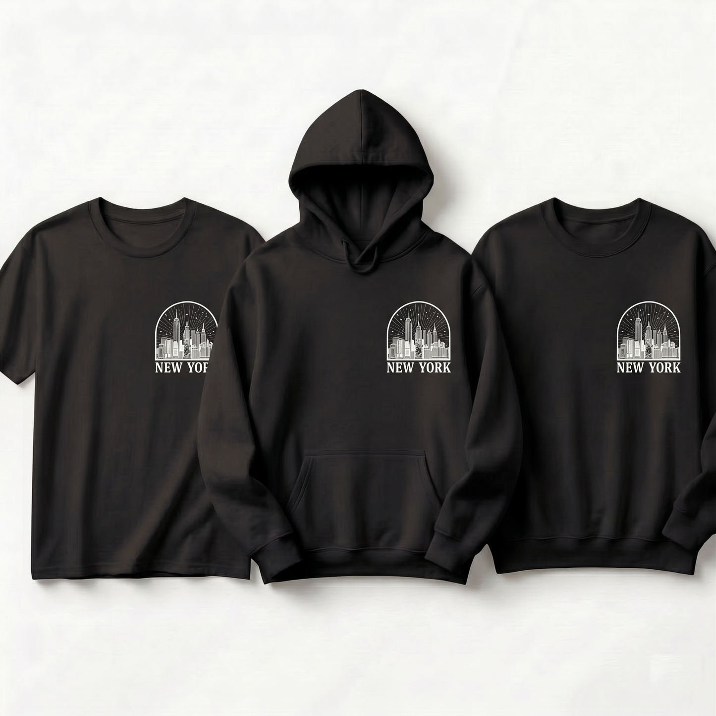 Custom City Skyline Hoodie, Minimalist Line Art Cityscape Sweatshirt, Custom Travel Souvenir Gift, Personalized Destination Apparel,