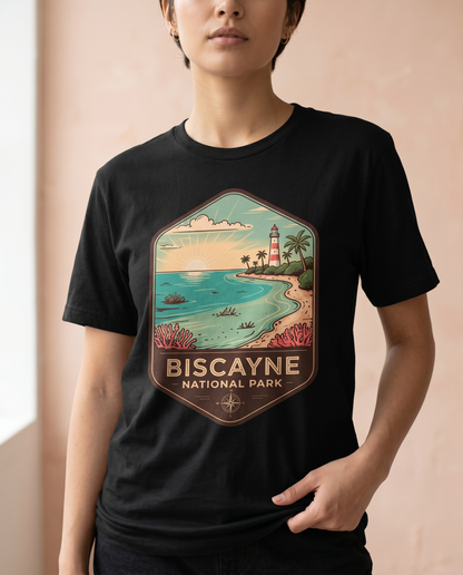 Custom Biscayne National Park Hoodie, Florida Shirt, Personalized Boating Gift, Vintage National Park Sweatshirt, Lighthouse Graphic Tee