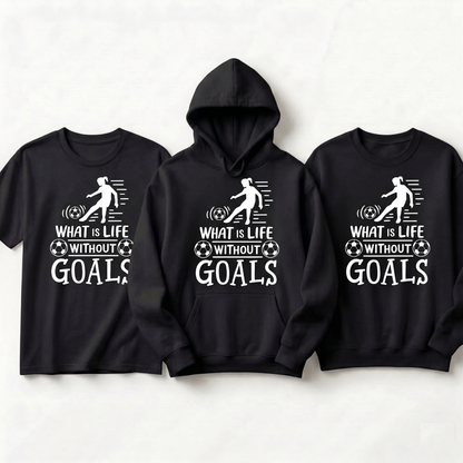 Personalized Soccer Player Gift - Girl Soccer Mom Hoodie - Motivational Soccer Apparel - Custom Soccer Team Gift - Football Goals Shirt