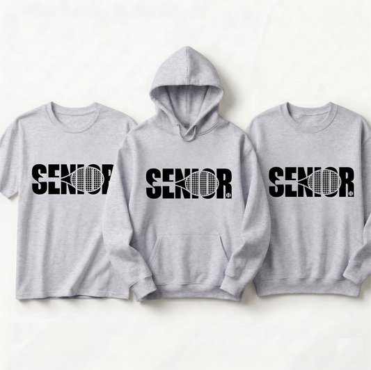 Custom Tennis Senior 2026 Shirt, Personalized Class of 2026 Tennis Tee, Senior Night Tennis Gift, High School Tennis Player Graduation Shirt