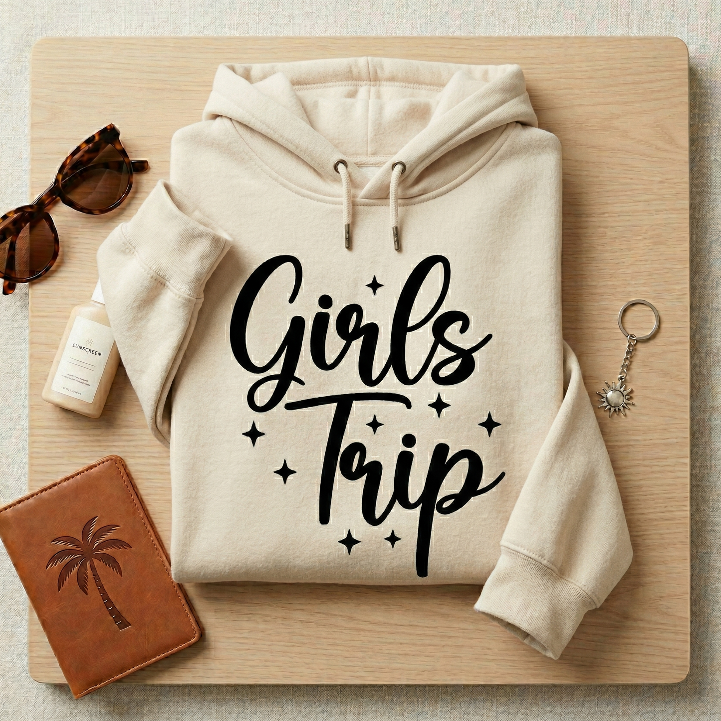 Custom Girls Trip Shirt, Matching Vacation T-Shirt,Personalized Bachelorette Party Top, Group Travel Gift, Summer 2026 Holiday Shirt