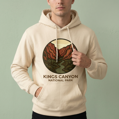 Custom Kings Canyon National Park Shirt, Vintage Mountain Hoodie, Personalized Nature Lover Sweatshirt, Retro Outdoor Adventure Apparel