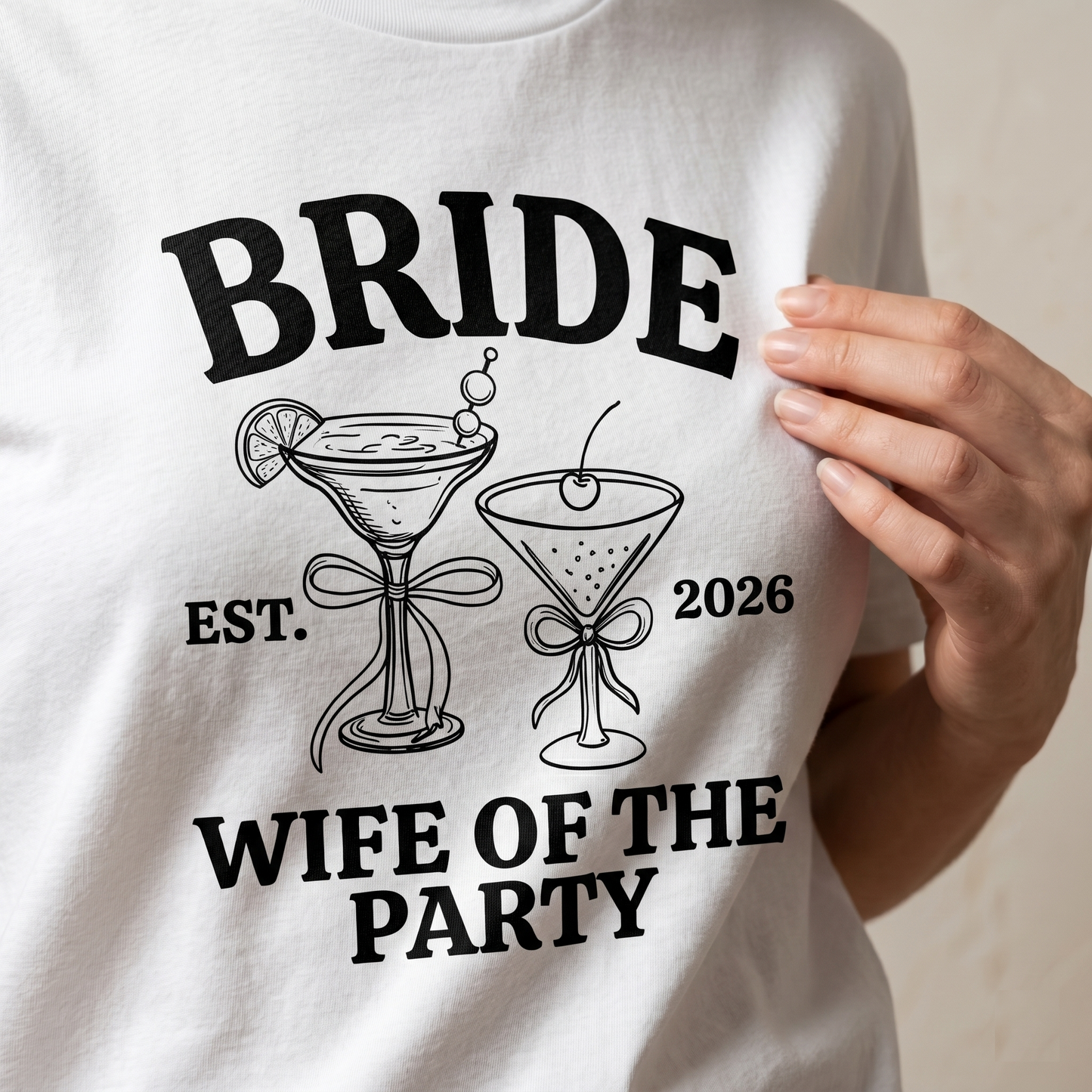 Custom Bachelorette Party Shirts, Bride Squad T-Shirts, , Personalized Bridesmaid Shirts, Matching Bridal Party Apparel