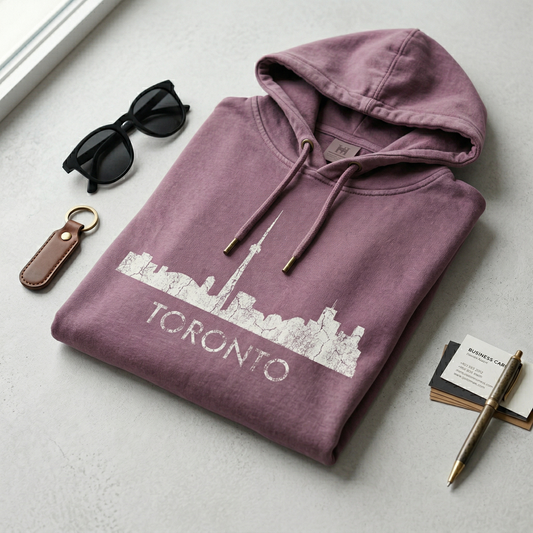 Custom Toronto Skyline Hoodie | Personalized Ontario Sweatshirt | The 6ix Hometown Pride Sweater | Canadian Travel Souvenir Gift
