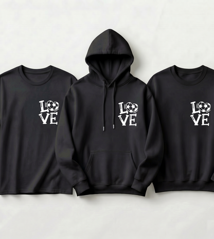 Custom Soccer Mom Gift - Football Heart Apparel - Personalized Youth Soccer Team Gift - Gameday Soccer Shirt - Cute Soccer Player Clothing