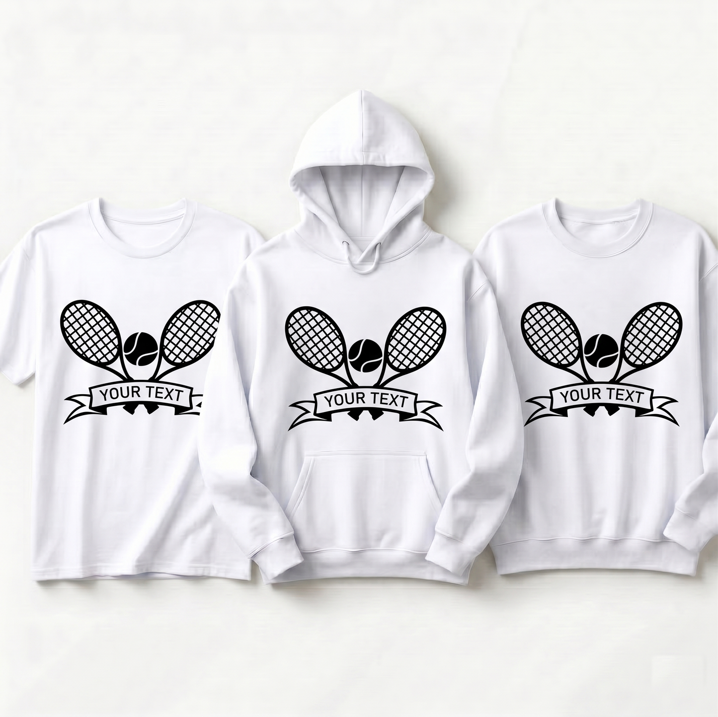 Custom Tennis T-Shirt, Personalized Tennis Racket tee with Name, Custom Team Sports Tee, Tennis Lover Gift, Personalized Tennis Player Shirt