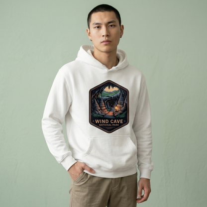 Custom Wind Cave National Park Hoodie, Retro South Dakota Shirt, Personalized Nature Lover Gift, Vintage National Park Sweatshirt