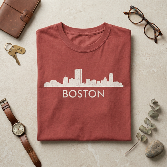 Custom Boston Skyline Hoodie | Personalized Massachusetts Sweatshirt | Beantown Hometown Pride Sweater | New England Travel Gift