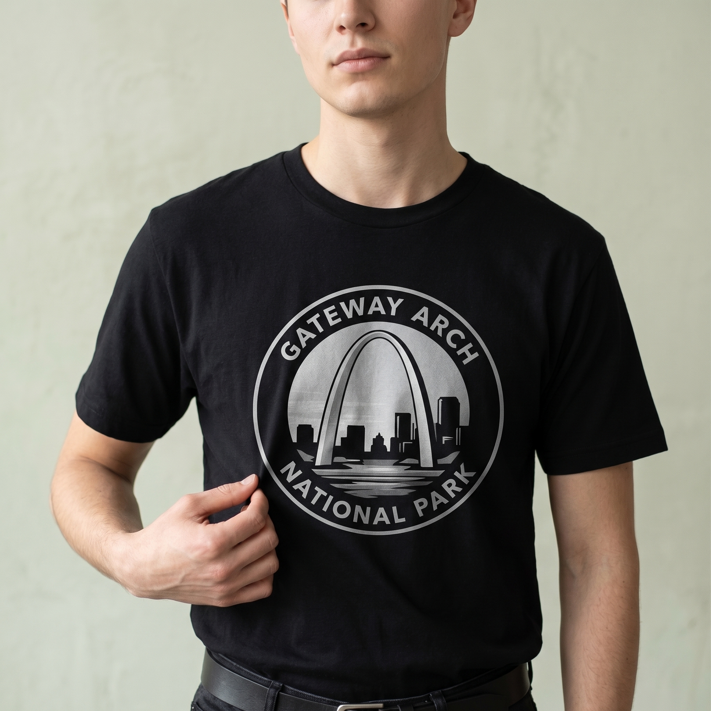 Gateway Arch National Park Hoodie, Personalized St. Louis Missouri Sweatshirt, Retro National Park T-Shirt, Custom Travel Gift