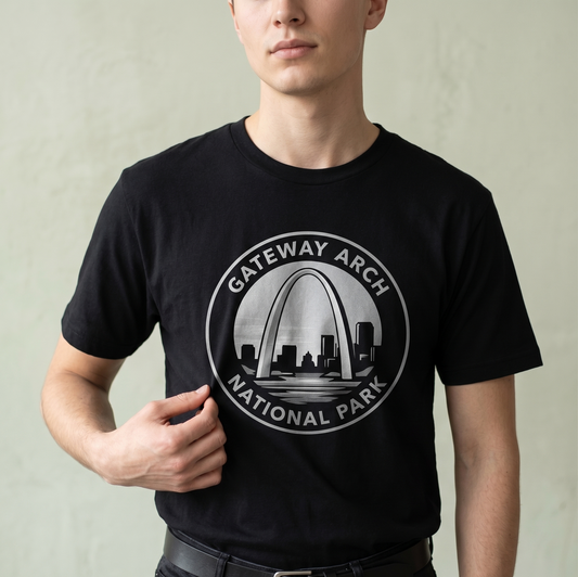 Gateway Arch National Park Hoodie, Personalized St. Louis Missouri Sweatshirt, Retro National Park T-Shirt, Custom Travel Gift