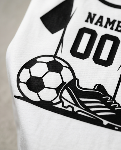 Custom Soccer Name and Number Hoodie, Personalized Soccer Jersey Shirt, Game Day Soccer Mom Sweatshirt, Personalized Youth Soccer Gift