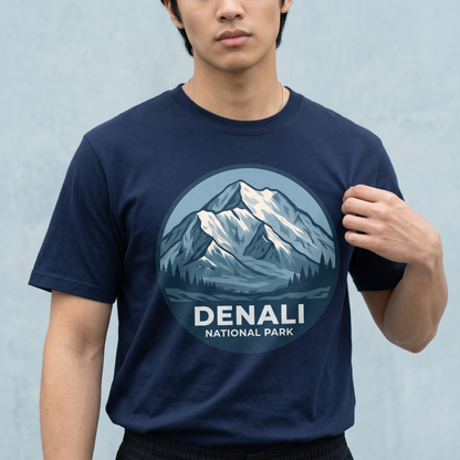 Custom Denali National Park Shirt, Vintage Alaska Mountain Hoodie, Personalized Nature Lover Sweatshirt, Retro Outdoor Adventure Apparel