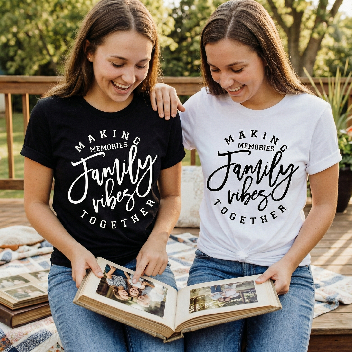 Custom Family Vibes Shirt, Matching Family Vacation Tees, Making Memories Together Shirt, Personalized Family Gift, Family Trip Outfits