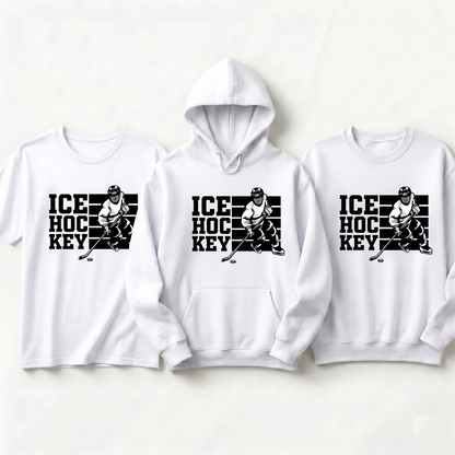 Custom Hockey Team Gift, Youth Hockey Shirt, Hockey Coach Gift, Personalized Hockey Fan Pullover, High School Hockey Gear